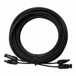 Solarkabel 6 mm² schwarz mit Buchse und Stecker T4
