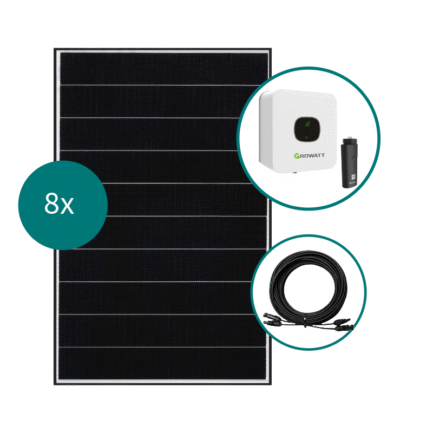 Solaranlage 3000 Watt Netzeinspeisung