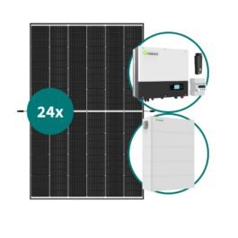 10.000 Watt Solaranlage (inkl.10,24 kW Batteriespeicher)
