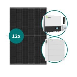 5.000 Watt Komplett-Solaranlage (inkl. 7,68 kW Batteriespeicher)